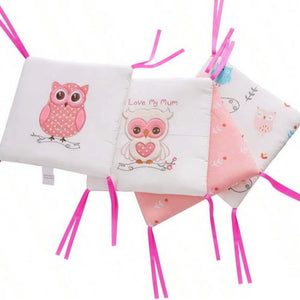 Baby Bed Protector Crib Bumper Pads 6Pcs/Set Baby Bed Bumper Kids Safety Bed around Cotton Blend Crib Anti-Collision Anti-Fall