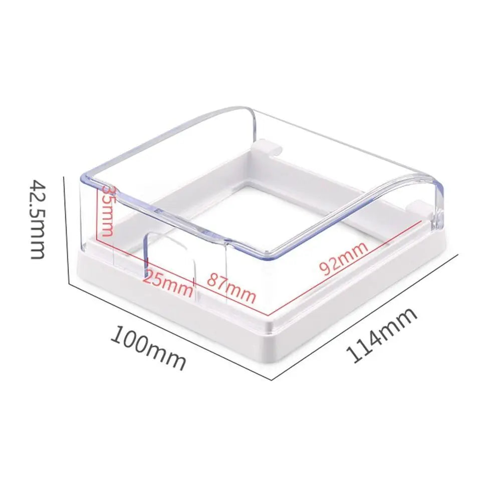 Portable 86 Type Switch Protective Cover Splash-Proof Box Power Outlet Electric Plug Cover Kids Safety Socket Protector Home