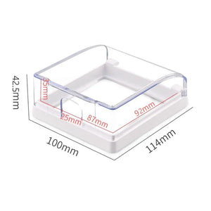 Portable 86 Type Switch Protective Cover Splash-Proof Box Power Outlet Electric Plug Cover Kids Safety Socket Protector Home