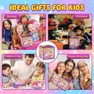 Terrarium Crafts Kit for Kids-Led Night Light up & Remote Birthday Gifts Toys Ages5 6 7 8 9 10 Year Old-Christmas Gifts