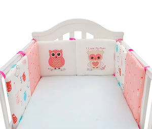 Baby Bed Protector Crib Bumper Pads 6Pcs/Set Baby Bed Bumper Kids Safety Bed around Cotton Blend Crib Anti-Collision Anti-Fall