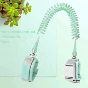 Induction Lock Child Safety Harness Leash anti Lost Night Reflection Adjustable Wrist Traction Rope Wristband Baby Kids Toddler
