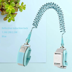 Induction Lock Child Safety Harness Leash anti Lost Night Reflection Adjustable Wrist Traction Rope Wristband Baby Kids Toddler