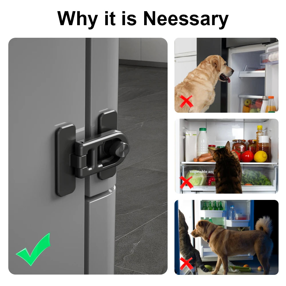Child Safety Fridge Lock Single-Door Refrigerator Door Stopper Baby Protection Kids Safety Care Freezer Lock