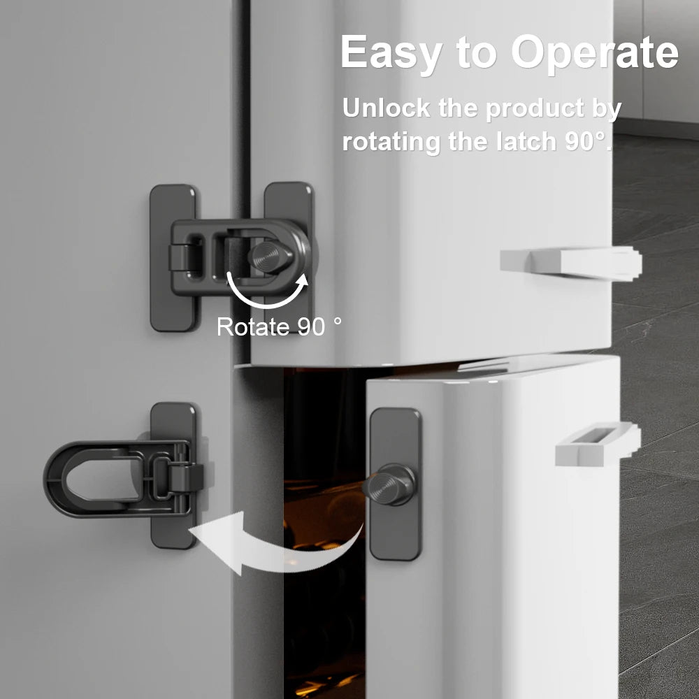Child Safety Fridge Lock Single-Door Refrigerator Door Stopper Baby Protection Kids Safety Care Freezer Lock