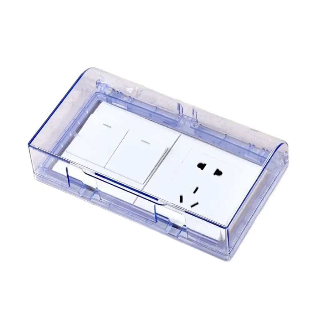 Portable 86 Type Switch Protective Cover Splash-Proof Box Power Outlet Electric Plug Cover Kids Safety Socket Protector Home