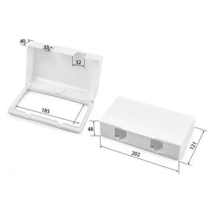 Portable 86 Type Switch Protective Cover Splash-Proof Box Power Outlet Electric Plug Cover Kids Safety Socket Protector Home