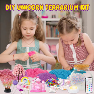 Terrarium Crafts Kit for Kids-Led Night Light up & Remote Birthday Gifts Toys Ages5 6 7 8 9 10 Year Old-Christmas Gifts