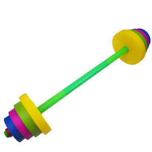 Kid Dumbbell Fitness Weightlifting Barbell Kettlebell for Sport Toy Indoor Outdoor Children Fitnessequipment Plastic Adjustable