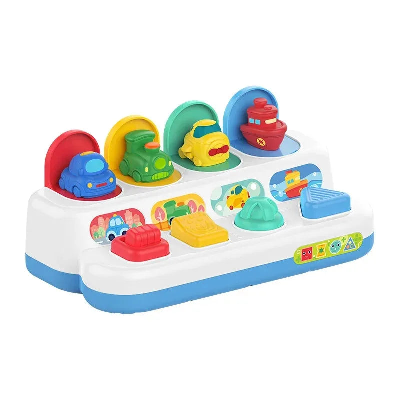 6 in 1 Montessori Activity Cube Baby Toys Sensory Busy Board Travel Toy Educational Learning Basic Life Skills Toys for Toddler