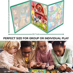 Magnetic Puzzles for 2 3 Year Olds - Travel Games for Kids 3-5