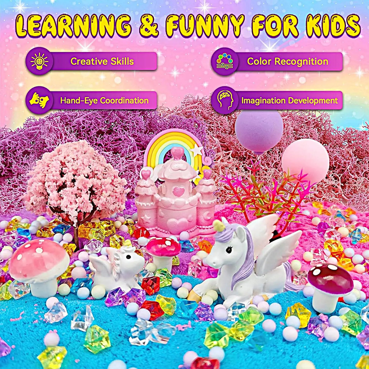 Terrarium Crafts Kit for Kids-Led Night Light up & Remote Birthday Gifts Toys Ages5 6 7 8 9 10 Year Old-Christmas Gifts