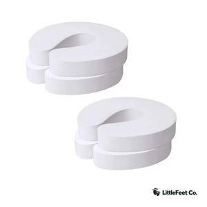 Door Finger Pinch Guards - Soft Foam Slam Stoppers (4-Pack)