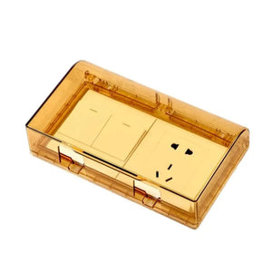 Portable 86 Type Switch Protective Cover Splash-Proof Box Power Outlet Electric Plug Cover Kids Safety Socket Protector Home