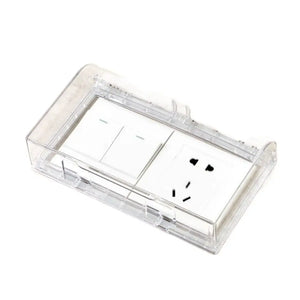 Portable 86 Type Switch Protective Cover Splash-Proof Box Power Outlet Electric Plug Cover Kids Safety Socket Protector Home
