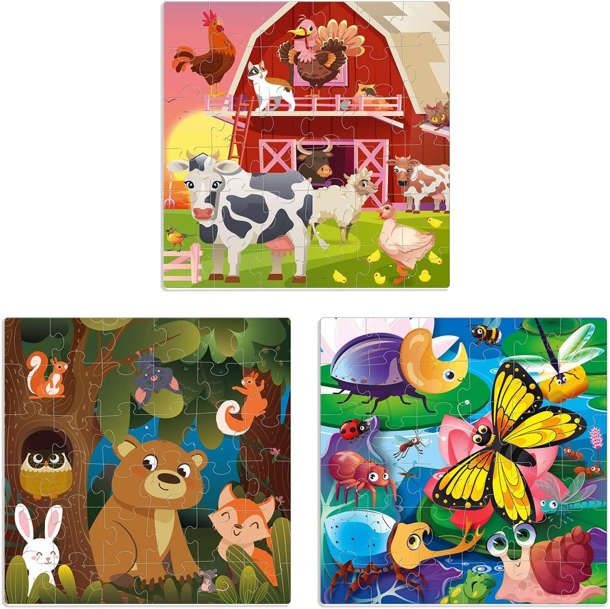 Magnetic Puzzles for 2 3 Year Olds - Travel Games for Kids 3-5