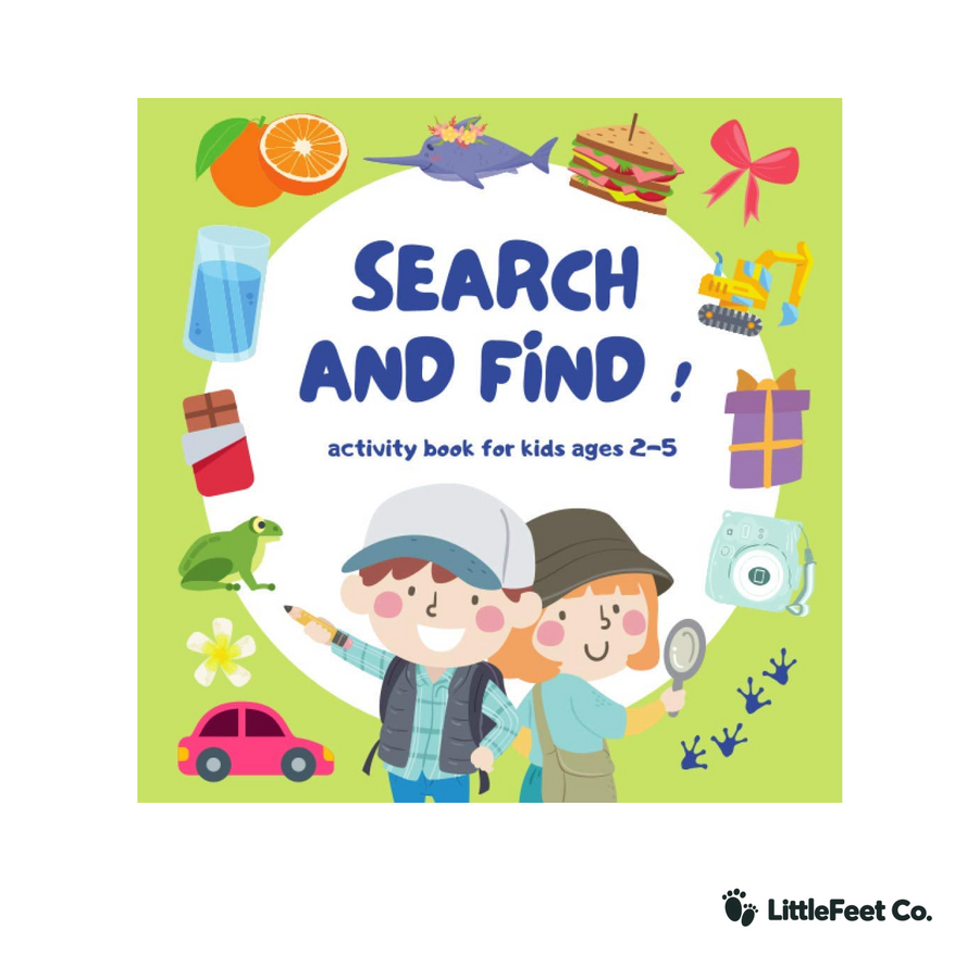 Search and Find Activity Book - Look-and-Find Puzzle Book for Ages 2-5