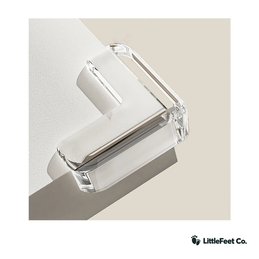 Clear Furniture Corner & Edge Protectors - Self-Adhesive Bumpers