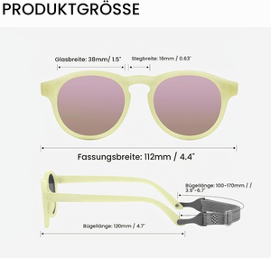 Baby Sunglasses 0-24 Months - Polarized UV Protection with Flexible Headband