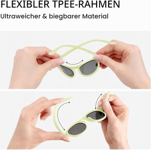 Baby Sunglasses 0-24 Months - Polarized UV Protection with Flexible Headband