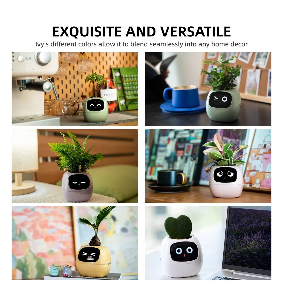 AI Smart Plant Pot - Self-Watering Planter That Teaches Kids Plant Care
