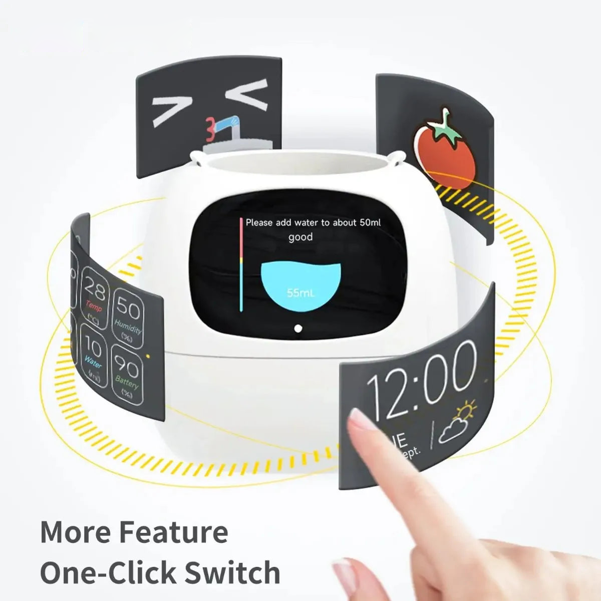 AI Smart Plant Pot - Self-Watering Planter That Teaches Kids Plant Care
