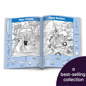 Hippo Checkup and Flying Machine sample puzzles